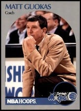 1990-91 Hoops Base Set Matt Guokas #323 card