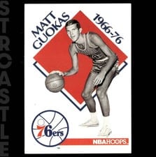 1990-91 Hoops Base Set Matt Guokas #352 card