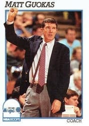 1991-92 Hoops Base Set Matt Guokas #239 card