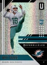 2018 Panini Unparalleled Base Set Matt Haack #119 card