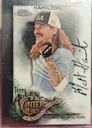2022 Topps Allen & Ginter Chrome Base Set Matt Hamilton #297 card
