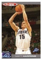 2004-05 Topps Total Base Set Matt Harpring #105 card