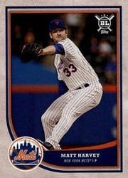 2018 Topps Big League Base Set Matt Harvey #65 card