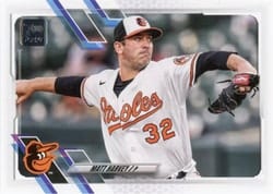 2021 Topps Update Base Set Matt Harvey #US87 card