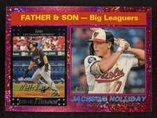 2025 Topps Heritage Matt Holliday / Jackson Holliday #66 card