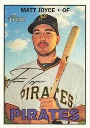 2016 Topps Heritage Base Set Matt Joyce #554 card