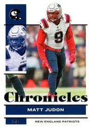 2021 Panini Chronicles Base Set Matt Judon #82 card