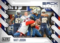 2022 Score Sack Attack Matt Judon #SA-MJ card