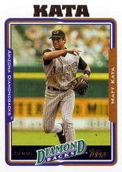2005 Topps Base Set Matt Kata #71 card