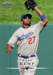 2008 Upper Deck Base Set Matt Kemp #109 card