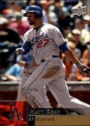 2009 Upper Deck Base Set Matt Kemp #711 card