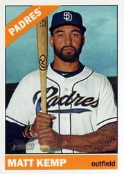 2015 Topps Heritage Base Set Matt Kemp #701 card
