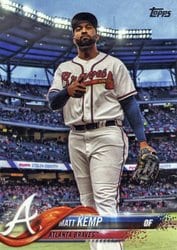 2018 Topps Base Set Matt Kemp #183 card