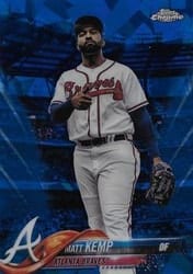 2018 Topps Chrome Sapphire Edition Base Set Matt Kemp #183 card
