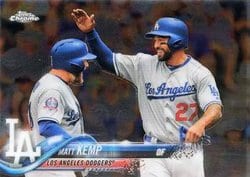 2018 Topps Chrome Update Base Set Matt Kemp #HMT41 card