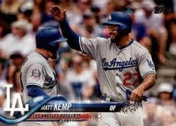 2018 Topps Update Base Set Matt Kemp #US151 card