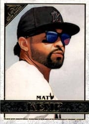 2020 Topps Gallery Base Set Matt Kemp #129 card