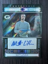 2024 Panini Photogenic Snapshots Autographs Matt LaFleur #SSA-MLA card