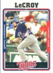 2005 Topps Base Set Matt LeCroy #59 card