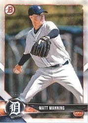 2018 Bowman Draft Base Set Matt Manning #BD-145 card