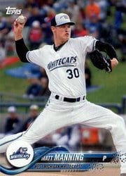 2018 Topps Pro Debut Base Set Matt Manning #10 card