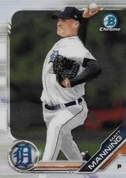 2019 Bowman Chrome Prospects Matt Manning #BCP-85 card