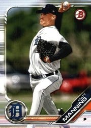 2019 Bowman Prospects Matt Manning #BP-85 card