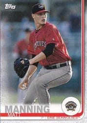 2019 Topps Pro Debut Base Set Matt Manning #23 card