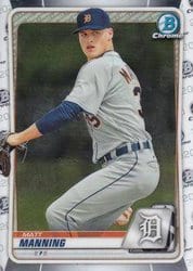 2020 Bowman Chrome Prospects Matt Manning #BCP-99 card