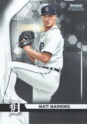 2020 Bowman Sterling Base Set Matt Manning #BPR-25 card