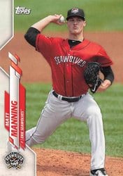 2020 Topps Pro Debut Base Set Matt Manning #PD-34 card