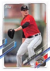 2021 Topps Pro Debut Base Set Matt Manning #PD-38 card