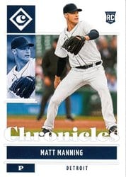 2022 Panini Chronicles Base Set Matt Manning #7 card