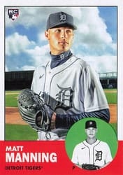 2022 Topps Archives Base Set Matt Manning #47 card