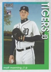 2022 Topps Archives Snapshots Base Set Matt Manning #49 card