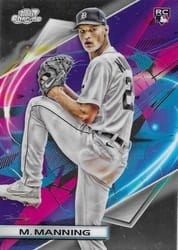 2022 Topps Cosmic Chrome Base Set Matt Manning #165 card