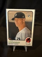 2022 Topps Heritage Mini Matt Manning #227 card