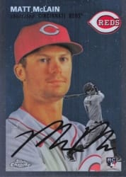 2023 Topps Chrome Platinum Anniversary Base Set Matt McLain #307 card