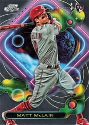 2023 Topps Cosmic Chrome Base Set Matt McLain #139 card