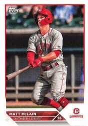 2023 Topps Pro Debut Base Set Matt McLain #PD-138 card