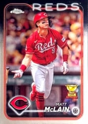 2024 Topps Chrome Base Set Matt McLain #48 card