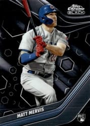 2023 Topps Chrome Black Base Set Matt Mervis #84 card