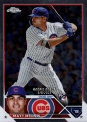 2023 Topps Chrome Update Base Set Matt Mervis #USC44 card
