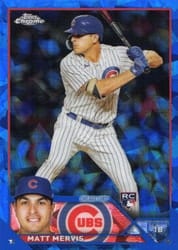 2023 Topps Chrome Update Sapphire Edition Base Set Matt Mervis #USCS42 card