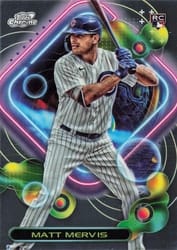 2023 Topps Cosmic Chrome Base Set Matt Mervis #145 card