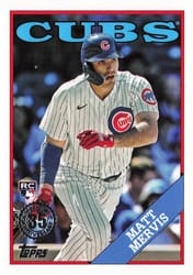 2023 Topps Update 1988 Topps Baseball Matt Mervis #88US-12 card