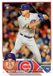 2023 Topps Update Base Set Matt Mervis #US42 card