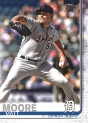 2019 Topps Base Set Matt Moore #449 card