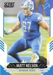 2021 Score Base Set Matt Nelson #292 card