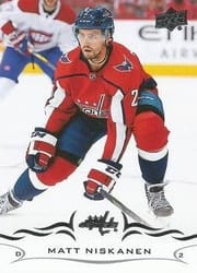 2018-19 Upper Deck Base Set Matt Niskanen #186 card